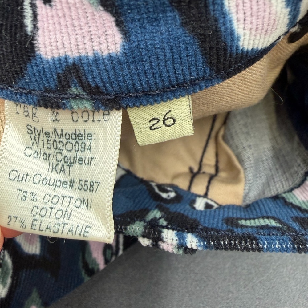 Rag & Bone Corduroy Ikak Color Skinny Pants - Picture 9 of 10